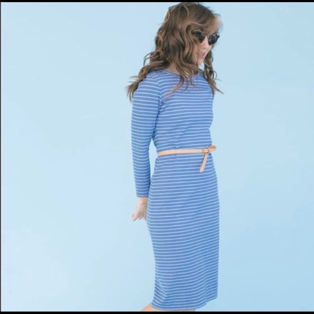 Sonnet James Reese Play Dress - Blue & White Striped